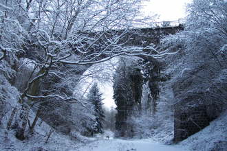 Winterliche Hohe Brcke