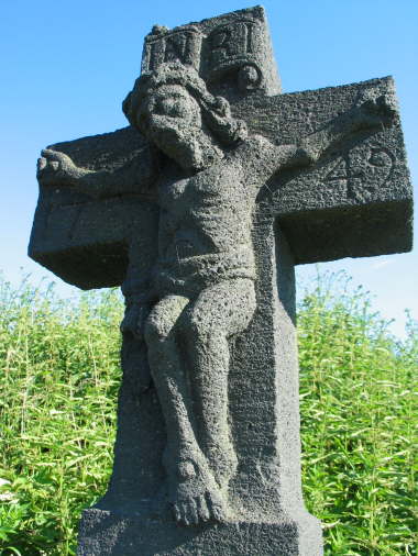 03 - Steinkreuz an der Trierer Chaussee zwischen Karmelenberger Hof und Minkelfeld