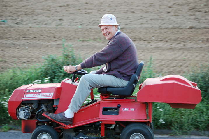 06/16 - Karmelenberger Weg - Heinz Tesan auf dem Weg zur Ranch